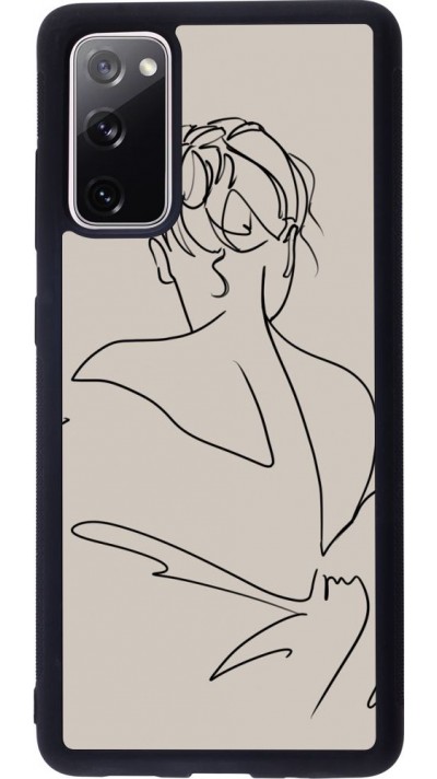 Hülle Samsung Galaxy S20 FE - Silikon schwarz Salnikova 05