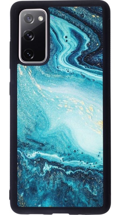 Hülle Samsung Galaxy S20 FE - Silikon schwarz Sea Foam Blue