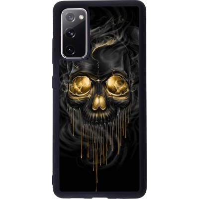 Coque Samsung Galaxy S20 FE - Silicone rigide noir Skull 02
