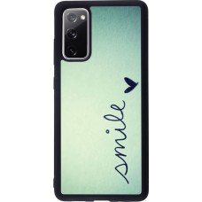 Hülle Samsung Galaxy S20 FE - Silikon schwarz Smile