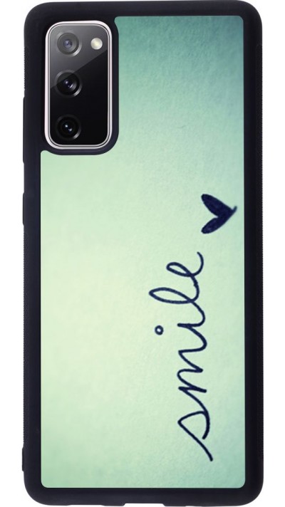 Hülle Samsung Galaxy S20 FE - Silikon schwarz Smile