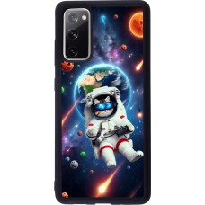 Coque Samsung Galaxy S20 FE 5G - Silicone rigide noir VR SpaceCat Odyssey