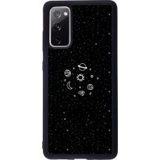 Coque Samsung Galaxy S20 FE - Silicone rigide noir Space Doodle