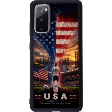 Samsung Galaxy S20 FE 5G Case Hülle - Silikon schwarz Fussball Vereinigten Staaten splash 2026