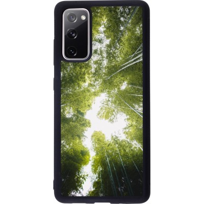 Samsung Galaxy S20 FE 5G Case Hülle - Silikon schwarz Spring 23 forest blue sky