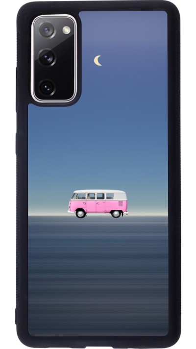 Coque Samsung Galaxy S20 FE 5G - Silicone rigide noir Spring 23 pink bus