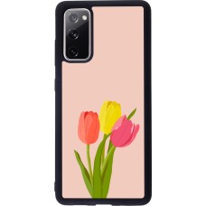 Samsung Galaxy S20 FE 5G Case Hülle - Silikon schwarz Spring 23 tulip trio