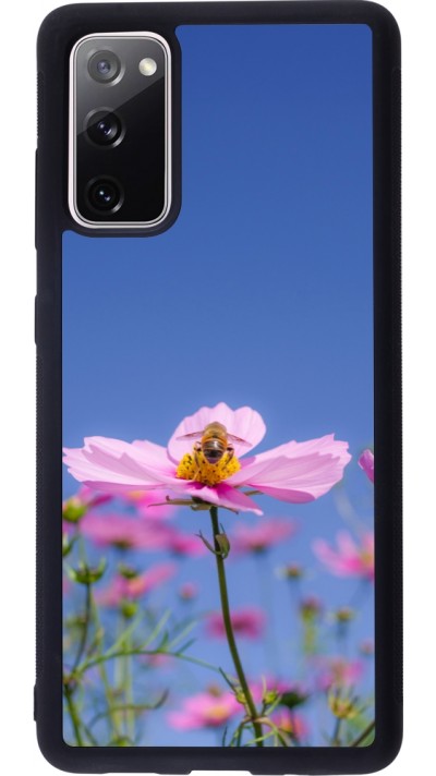 Coque Samsung Galaxy S20 FE 5G - Silicone rigide noir Bee on a flower Spring 2026
