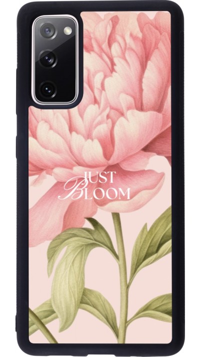 Coque Samsung Galaxy S20 FE 5G - Silicone rigide noir Just Bloom Spring 2026