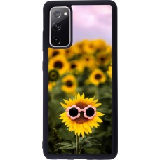 Coque Samsung Galaxy S20 FE 5G - Silicone rigide noir Sunflower with glasses Spring 2026