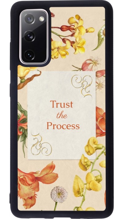 Coque Samsung Galaxy S20 FE 5G - Silicone rigide noir Trust the process Spring 2026
