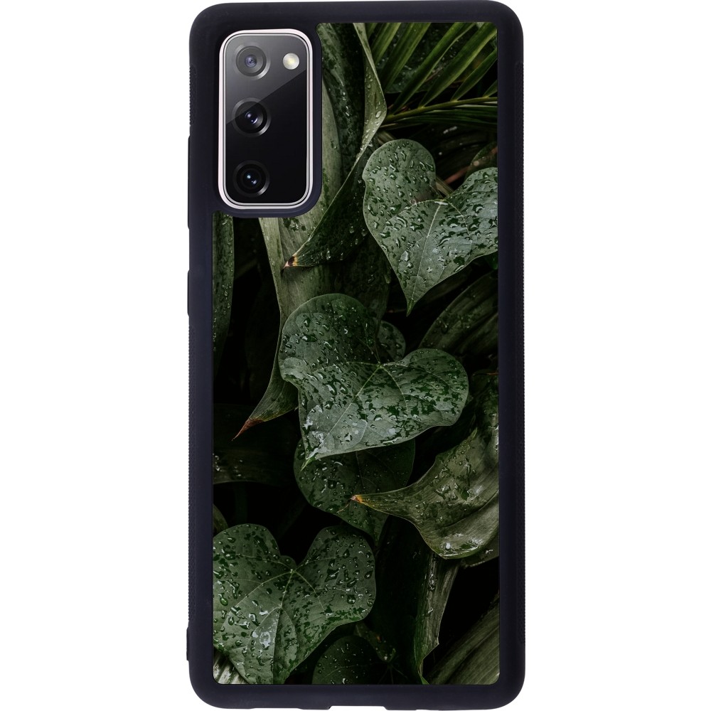Samsung Galaxy S20 FE 5G Case Hülle - Silikon schwarz Spring 23 fresh plants