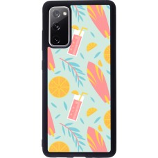 Coque Samsung Galaxy S20 FE 5G - Silicone rigide noir Summer 2025 Pattern citron