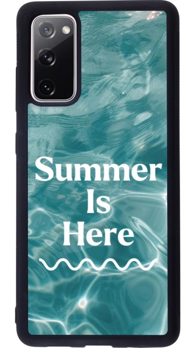 Coque Samsung Galaxy S20 FE 5G - Silicone rigide noir Summer 2025 Summer is here