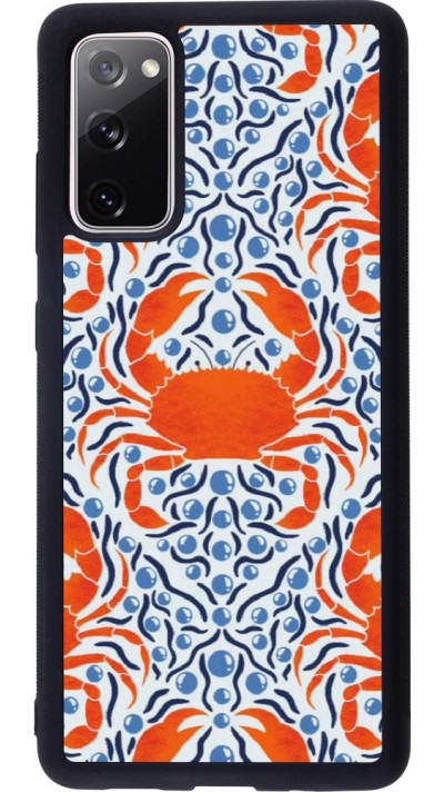 Samsung Galaxy S20 FE 5G Case Hülle - Silikon schwarz Crabs and pearls Summer 2026