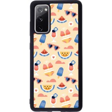 Samsung Galaxy S20 FE 5G Case Hülle - Silikon schwarz Pattern Summer 2026