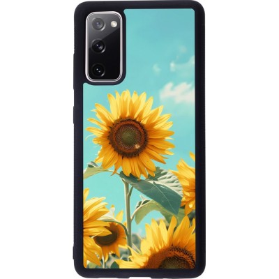 Coque Samsung Galaxy S20 FE 5G - Silicone rigide noir Sunflowers Summer 2026