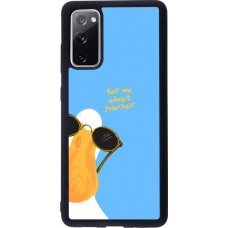 Samsung Galaxy S20 FE 5G Case Hülle - Silikon schwarz Tell me about yourself Summer 2026