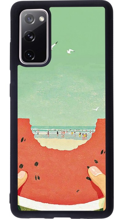 Samsung Galaxy S20 FE 5G Case Hülle - Silikon schwarz Views through a watermelon Summer 2026
