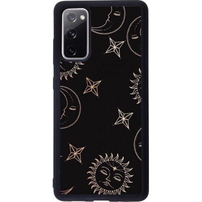 Hülle Samsung Galaxy S20 FE - Silikon schwarz Suns and Moons