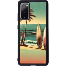 Samsung Galaxy S20 FE 5G Case Hülle - Silikon schwarz Surf Paradise