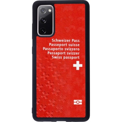 Hülle Samsung Galaxy S20 FE - Silikon schwarz Swiss Passport