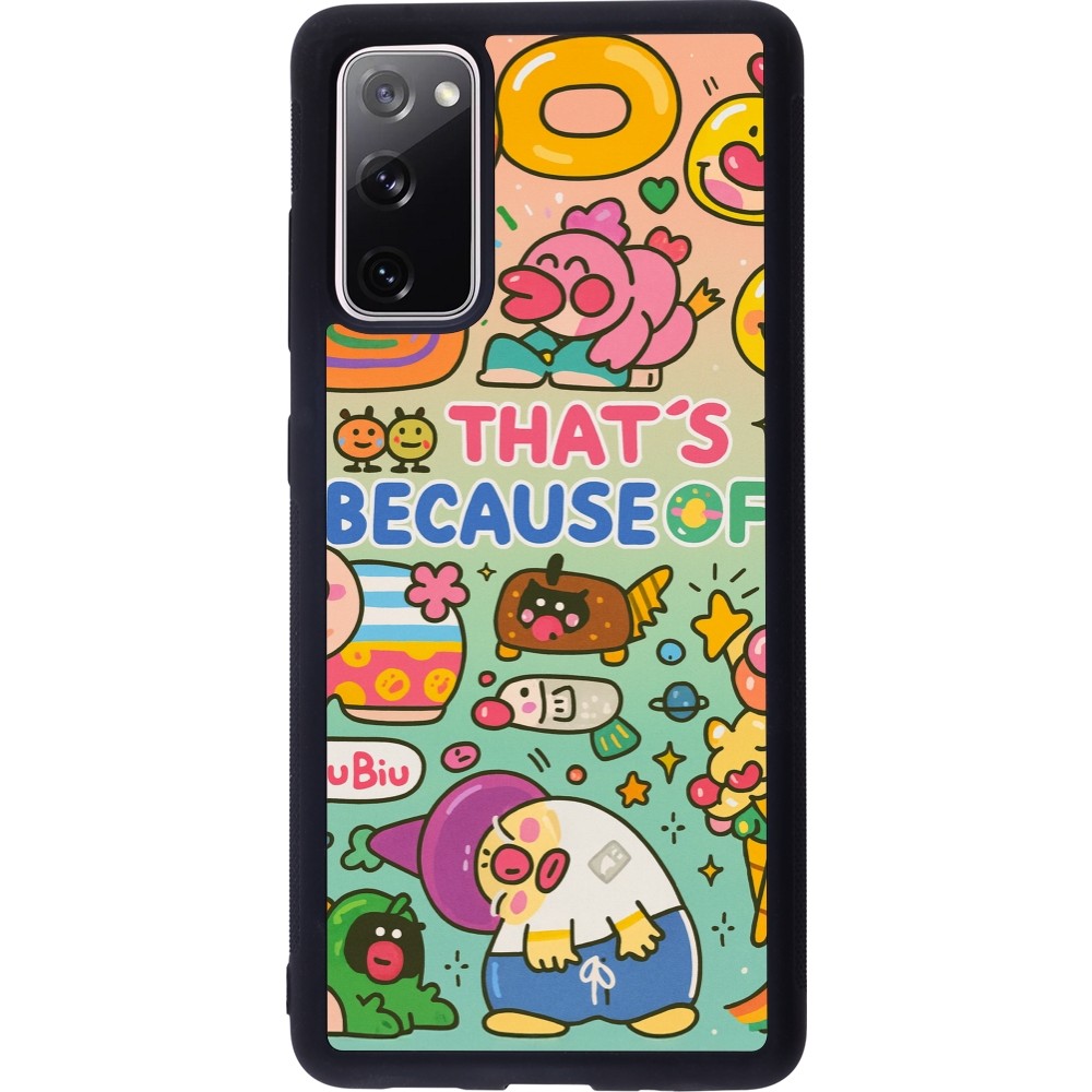 Coque Samsung Galaxy S20 FE 5G - Silicone rigide noir Thats beacause of