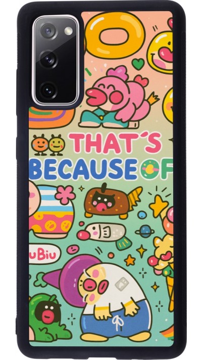 Coque Samsung Galaxy S20 FE 5G - Silicone rigide noir Thats beacause of