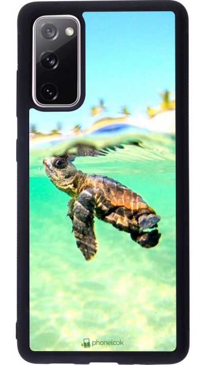 Hülle Samsung Galaxy S20 FE - Silikon schwarz Turtle Underwater