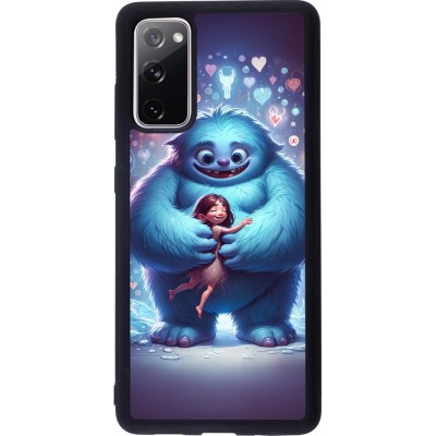 Samsung Galaxy S20 FE 5G Case Hülle - Silikon schwarz Valentin 2024 Flauschige Liebe