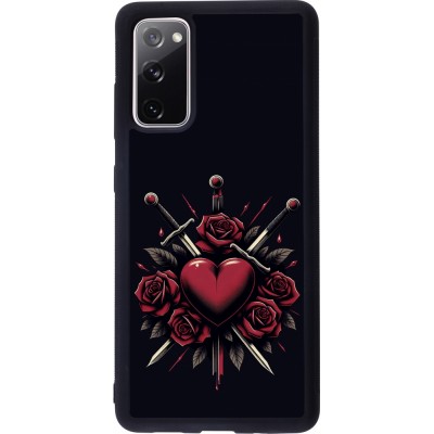 Samsung Galaxy S20 FE 5G Case Hülle - Silikon schwarz Valentine 2024 gothic love