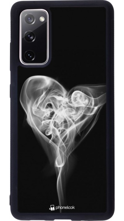 Hülle Samsung Galaxy S20 FE - Silikon schwarz Valentine 2022 Black Smoke