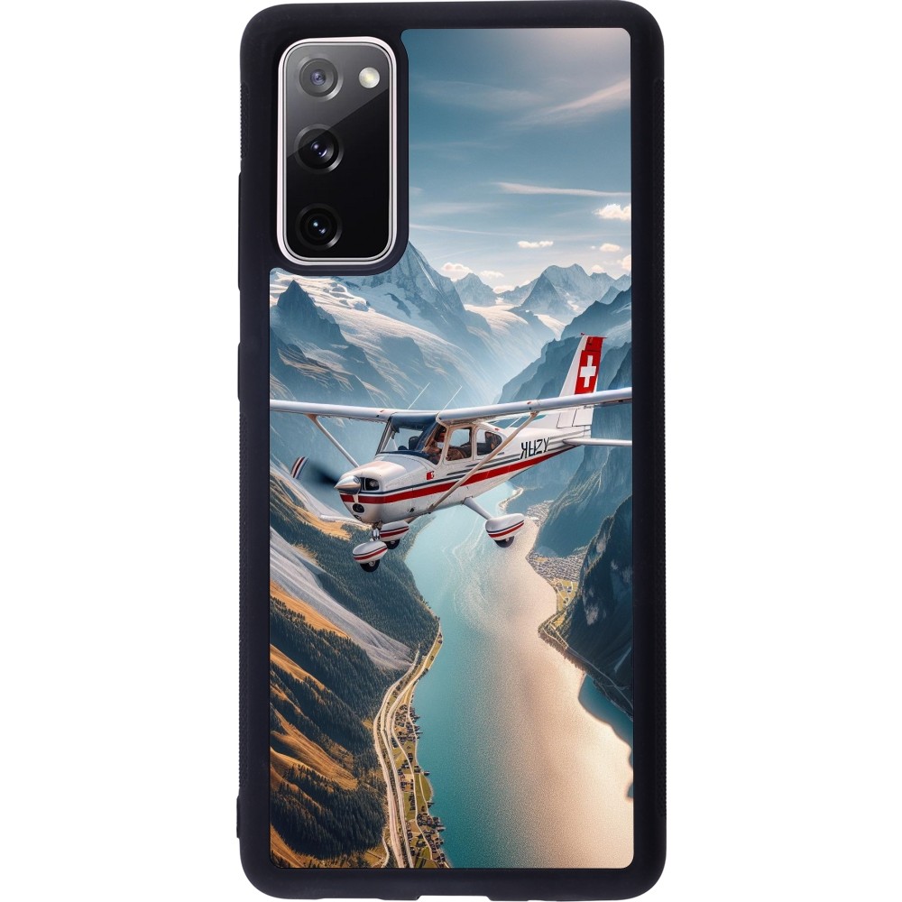 Samsung Galaxy S20 FE 5G Case Hülle - Silikon schwarz Schweizer Alpenflug