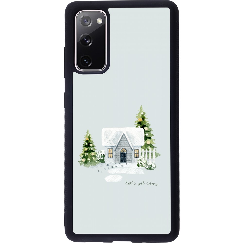 Coque Samsung Galaxy S20 FE 5G - Silicone rigide noir Winter 25 Cosy House