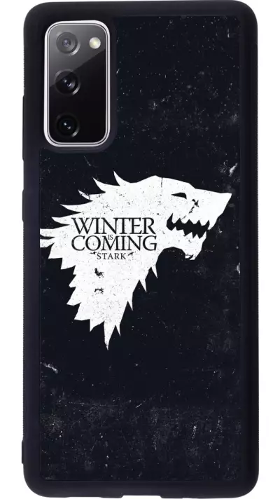 Coque Samsung Galaxy S20 FE 5G - Silicone rigide noir Winter is coming Stark
