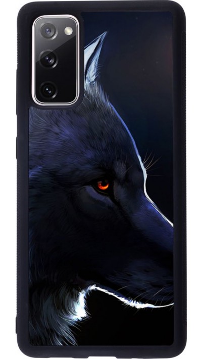 Hülle Samsung Galaxy S20 FE - Silikon schwarz Wolf Shape