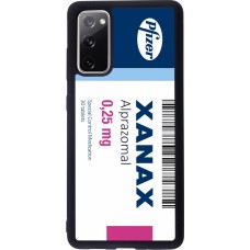 Coque Samsung Galaxy S20 FE 5G - Silicone rigide noir Xanax Alprazolam 2025