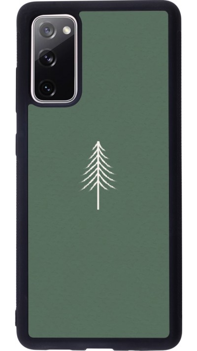 Samsung Galaxy S20 FE 5G Case Hülle - Silikon schwarz Christmas 22 minimalist tree