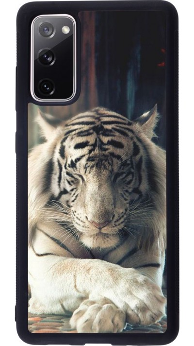 Hülle Samsung Galaxy S20 FE - Silikon schwarz Zen Tiger