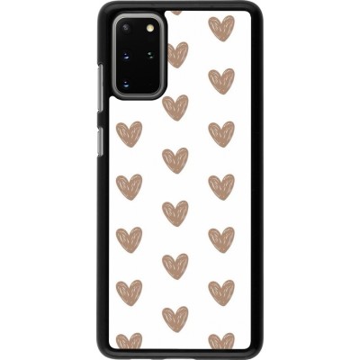 Samsung Galaxy S20+ Case Hülle - Autumn 2024 brown hearts