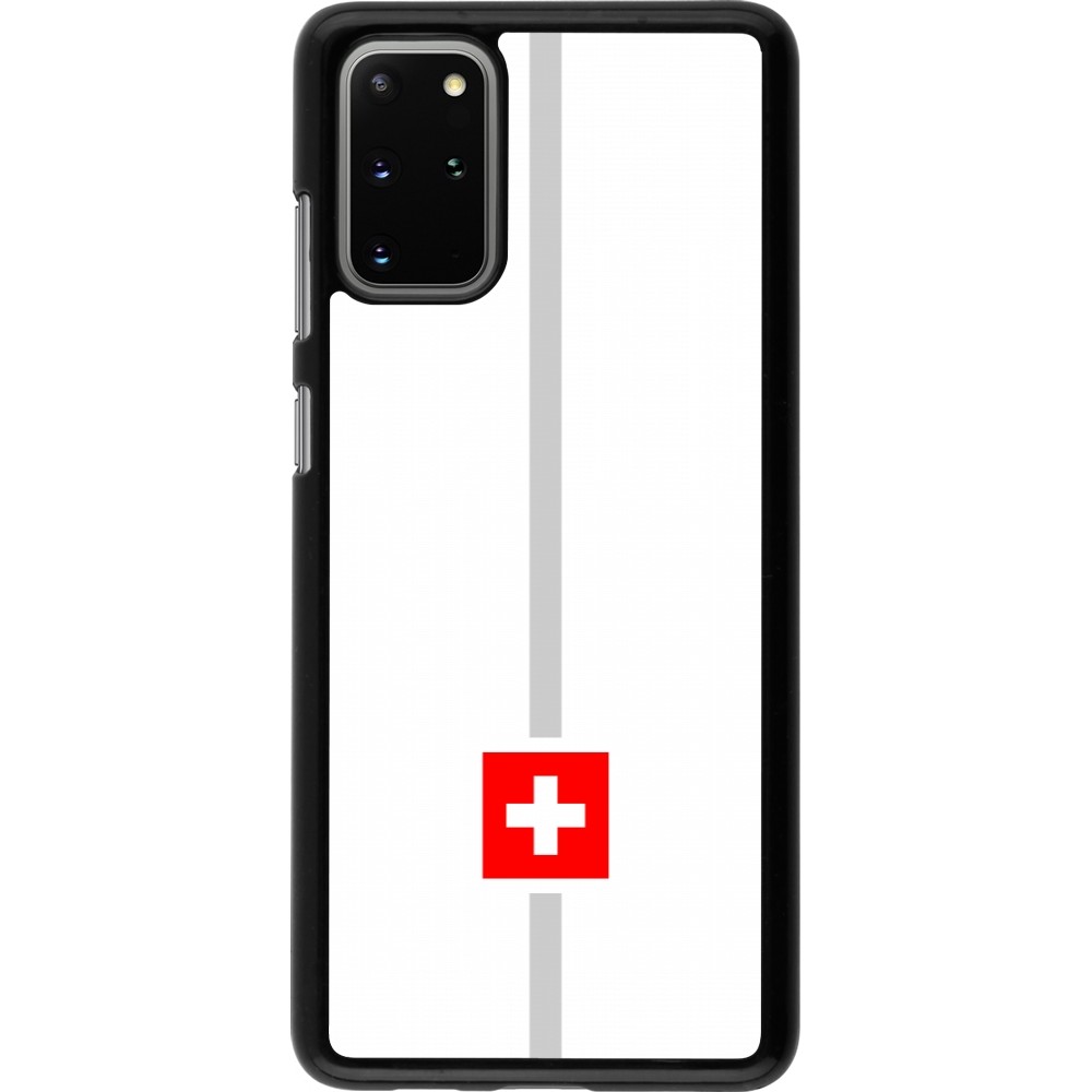 Samsung Galaxy S20+ Case Hülle - Kanton CH weiss