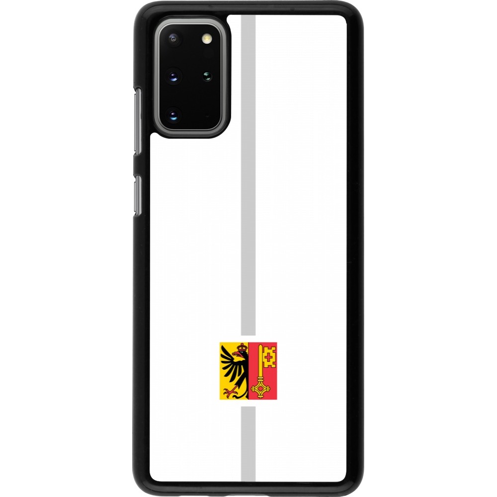Samsung Galaxy S20+ Case Hülle - Kanton GE weiss