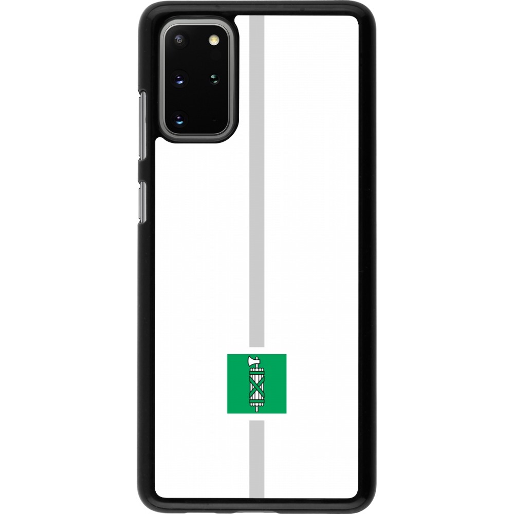 Samsung Galaxy S20+ Case Hülle - Kanton SG weiss