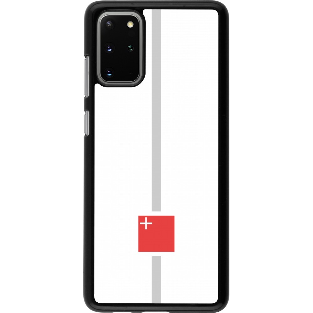 Samsung Galaxy S20+ Case Hülle - Kanton SZ weiss