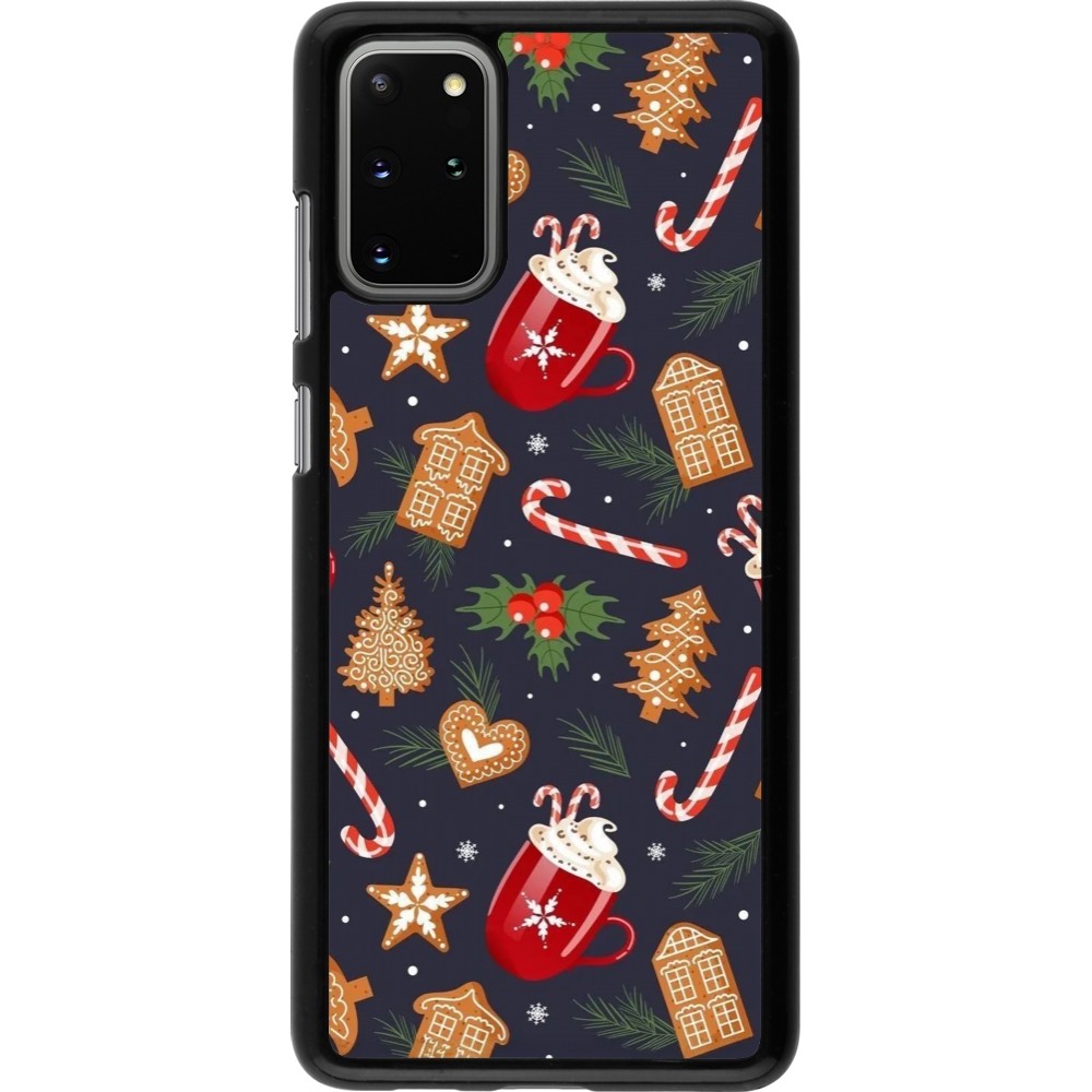 Samsung Galaxy S20+ Case Hülle - Christmas 25 Pattern Gingerbread House