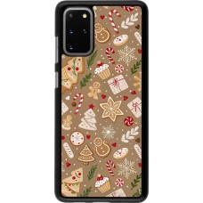 Samsung Galaxy S20+ Case Hülle - Christmas 25 Pattern Ginger Cookie