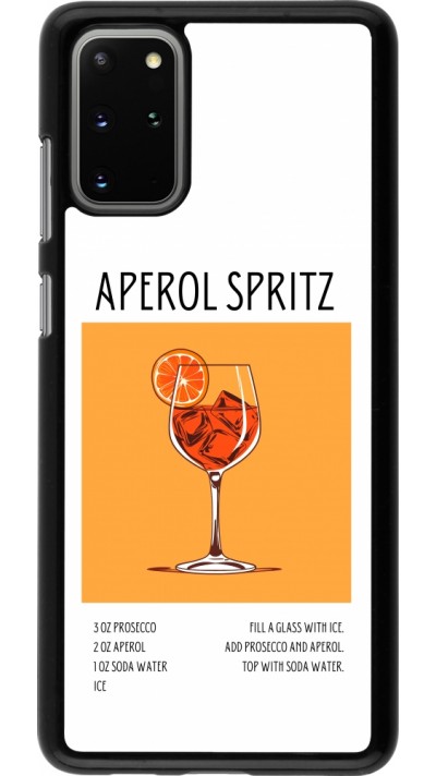 Samsung Galaxy S20+ Case Hülle - Cocktail Rezept Aperol Spritz