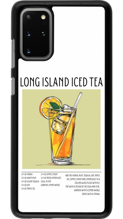 Samsung Galaxy S20+ Case Hülle - Cocktail Rezept Long Island Ice Tea
