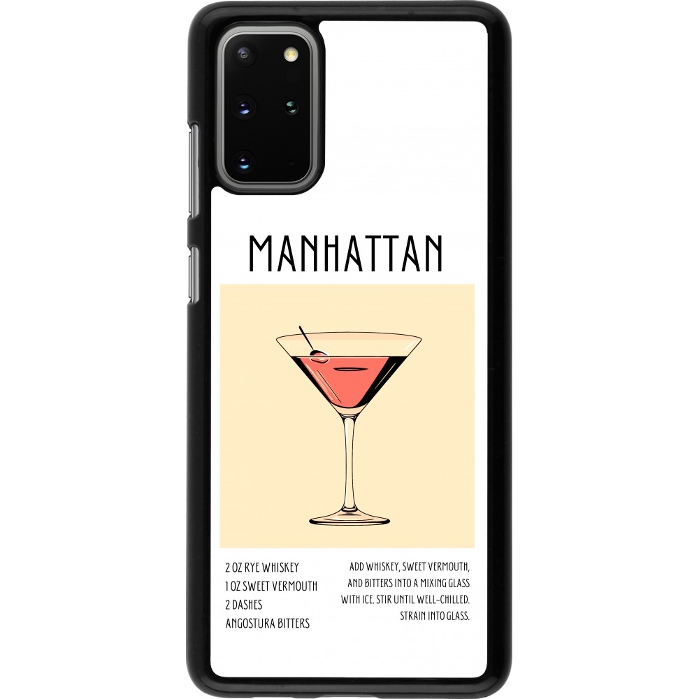Samsung Galaxy S20+ Case Hülle - Cocktail Rezept Manhattan