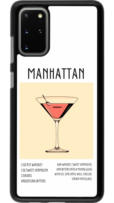 Coque Samsung Galaxy S20+ - Cocktail recette Manhattan